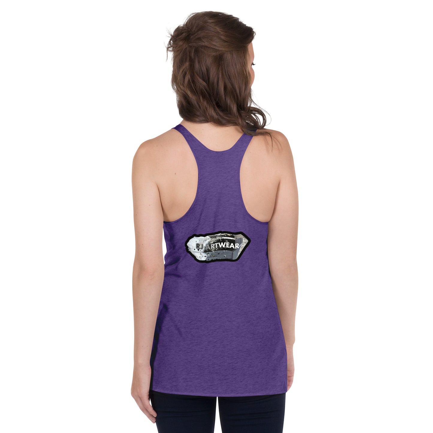 Fluorite Collage - Women's Racerback Tank