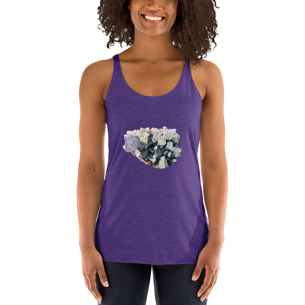 Fluorite Cluster - Women's Racerback Tank