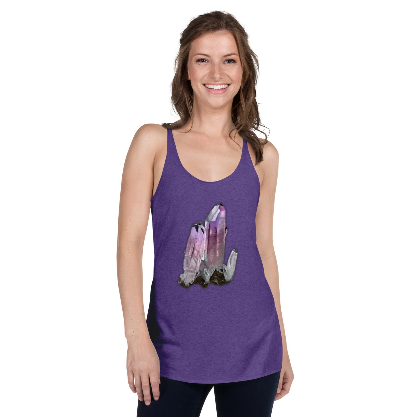 Amethyst Cluster - Women's Racerback Tank