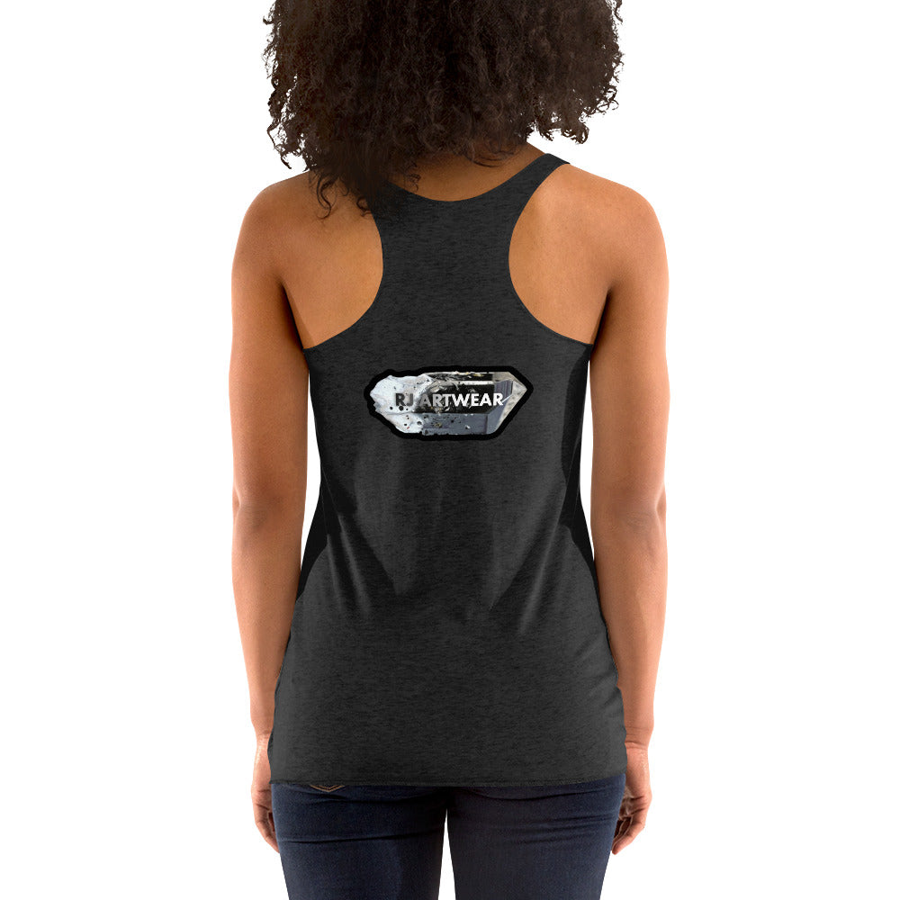 Deer Trail Fluorite Cluster - Women's Racerback Tank