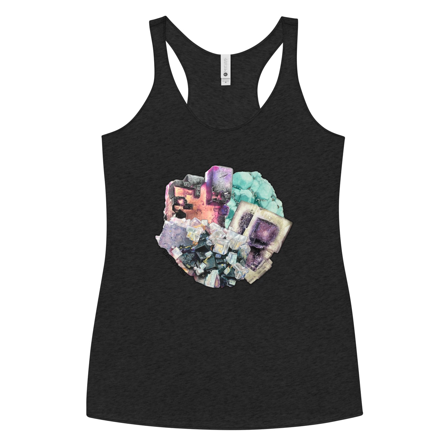 Fluorite Collage - Women's Racerback Tank