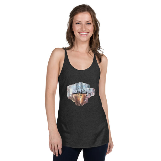 Minerva No.1 Fluorite Cube - Women's Racerback Tank