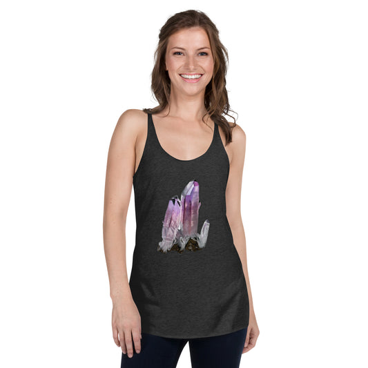 Amethyst Cluster - Women's Racerback Tank