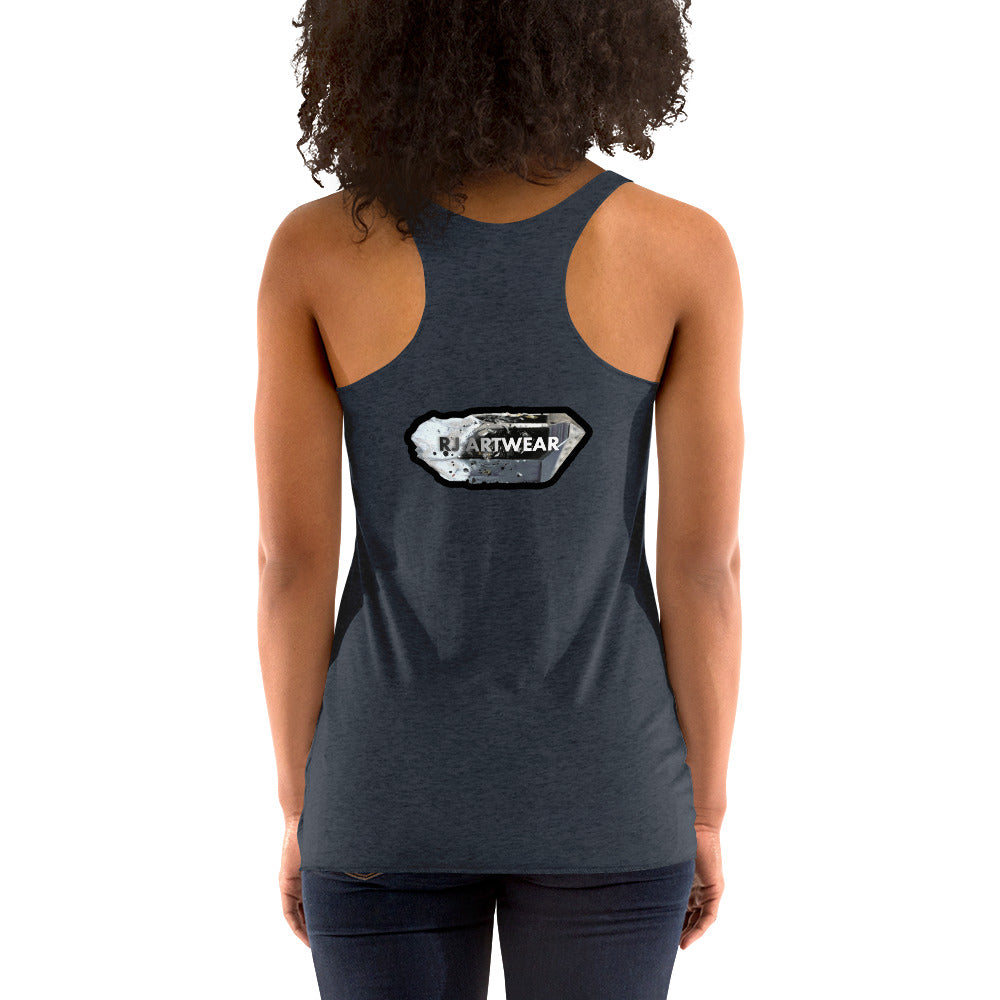 Deer Trail Fluorite Cluster - Women's Racerback Tank