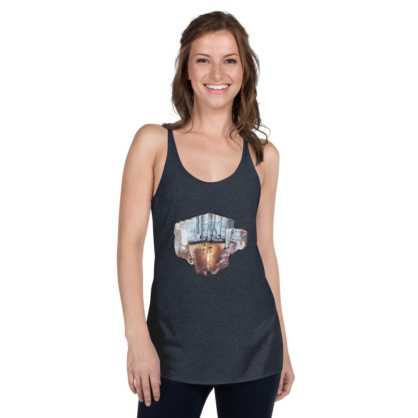 Minerva No.1 Fluorite Cube - Women's Racerback Tank