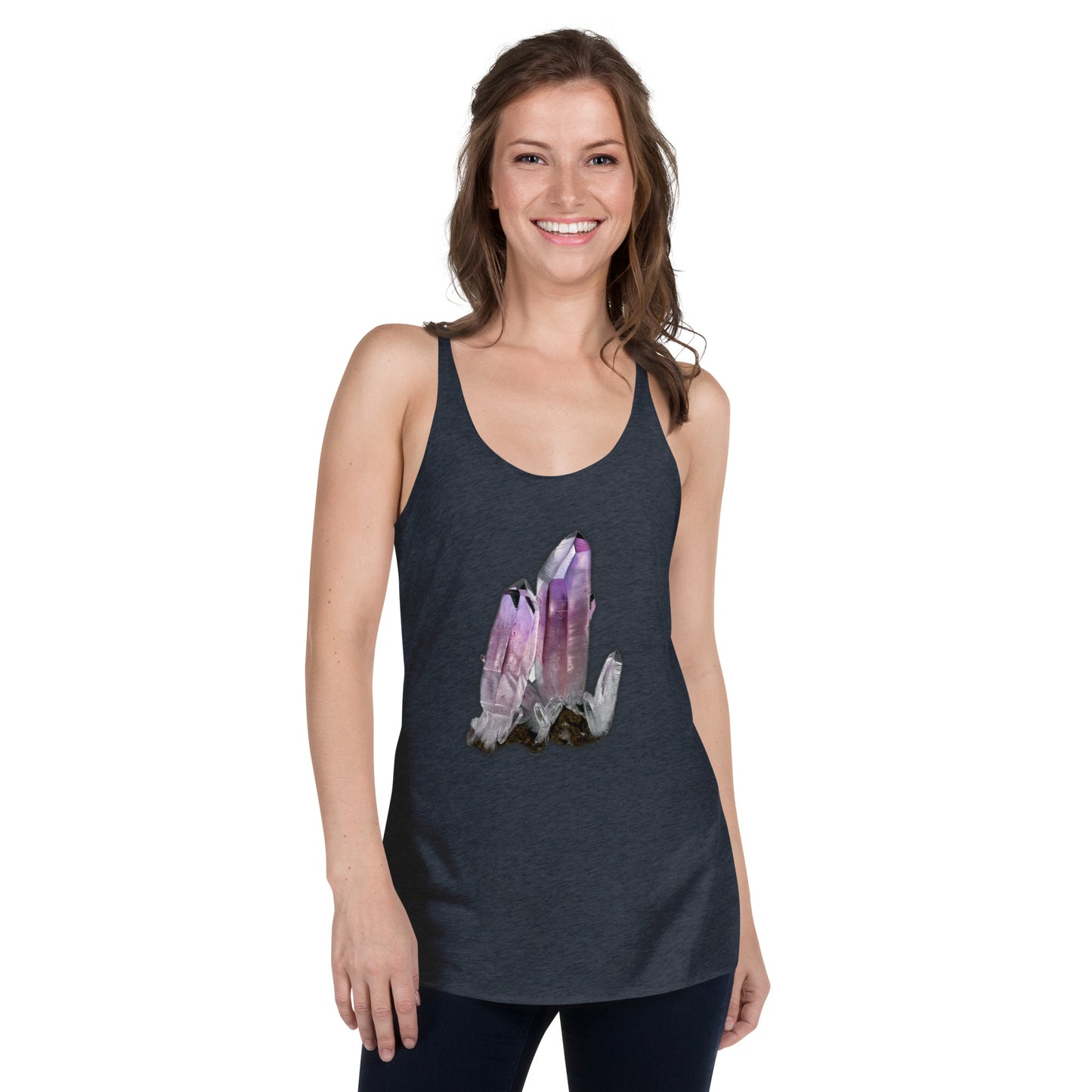 Amethyst Cluster - Women's Racerback Tank