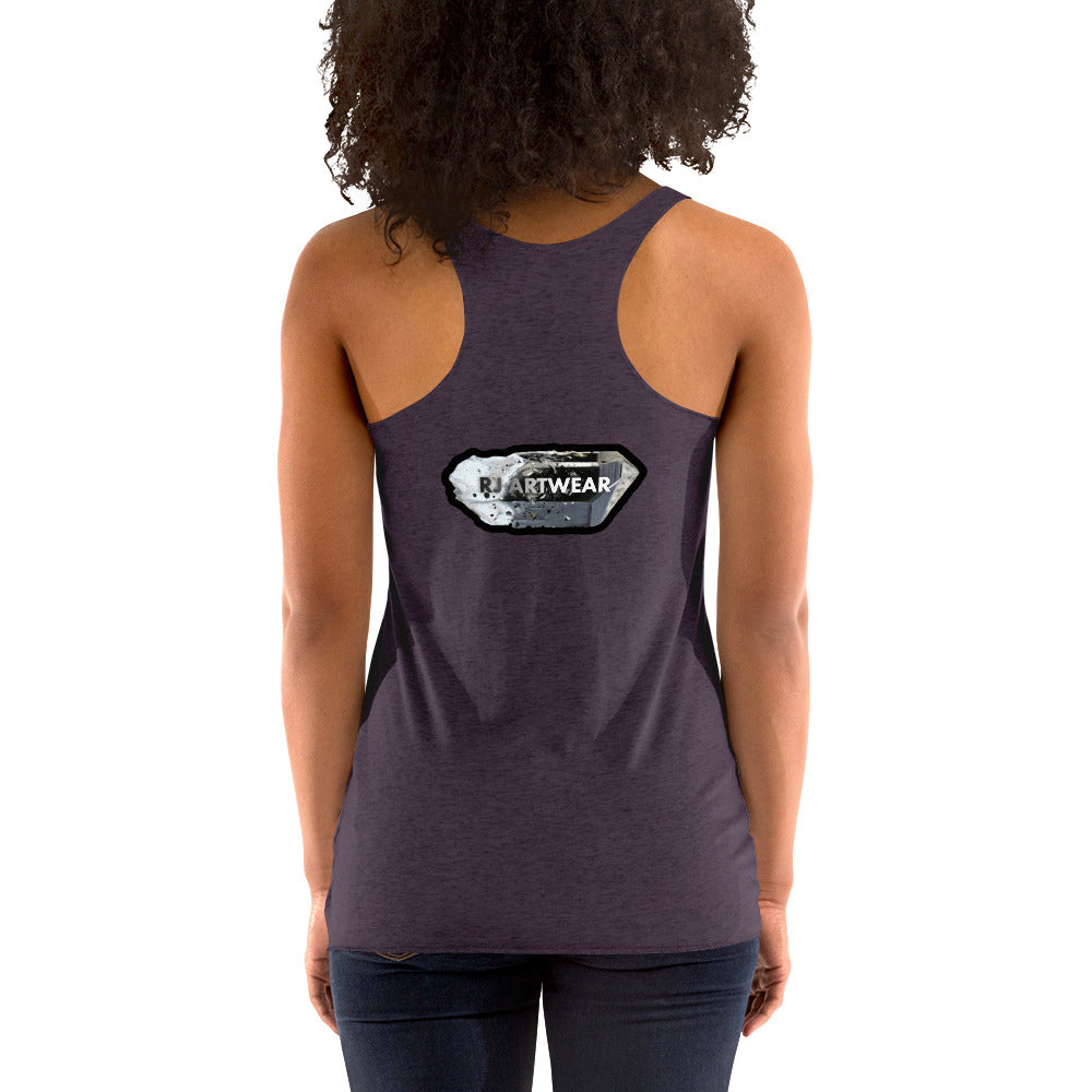 Deer Trail Fluorite Cluster - Women's Racerback Tank