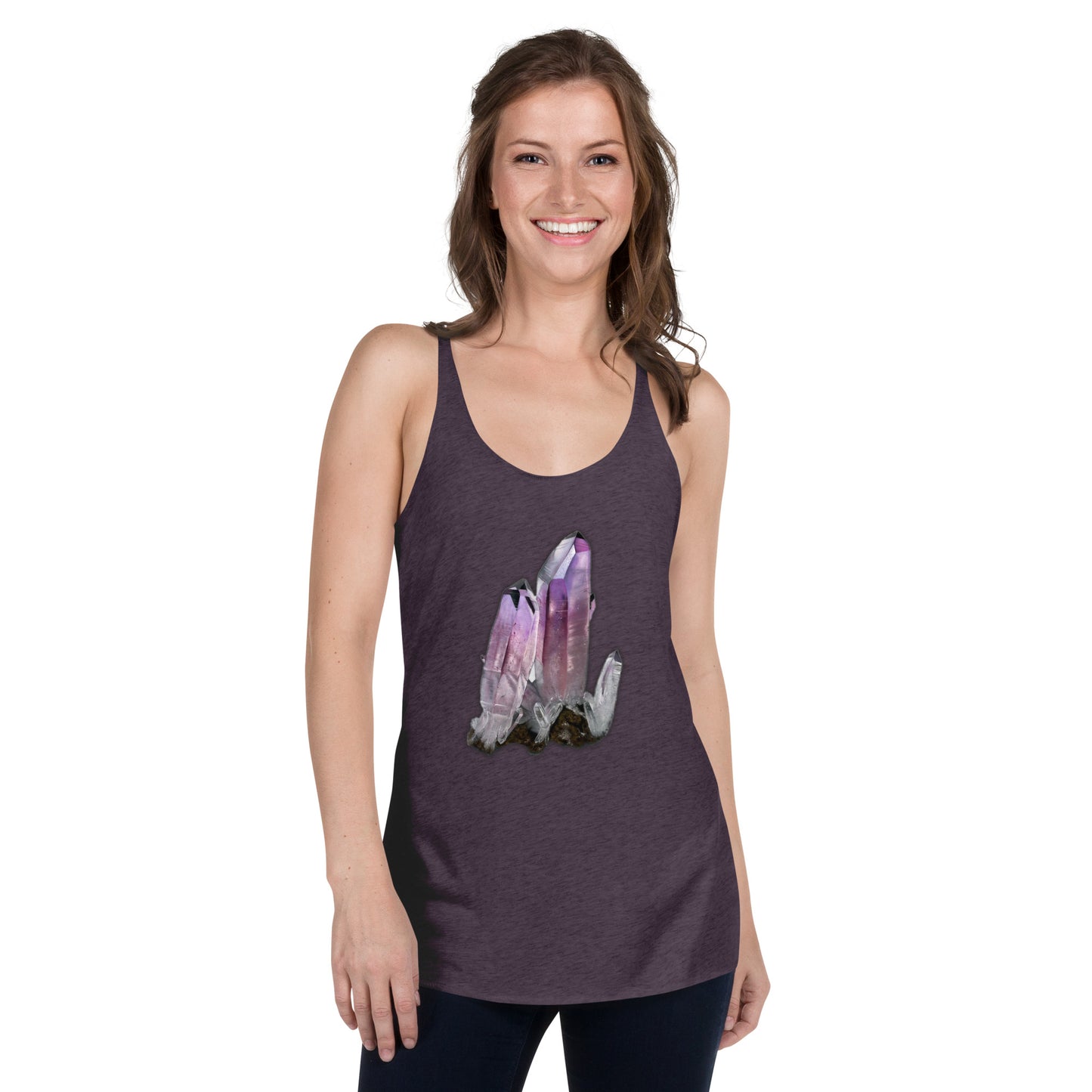 Amethyst Cluster - Women's Racerback Tank