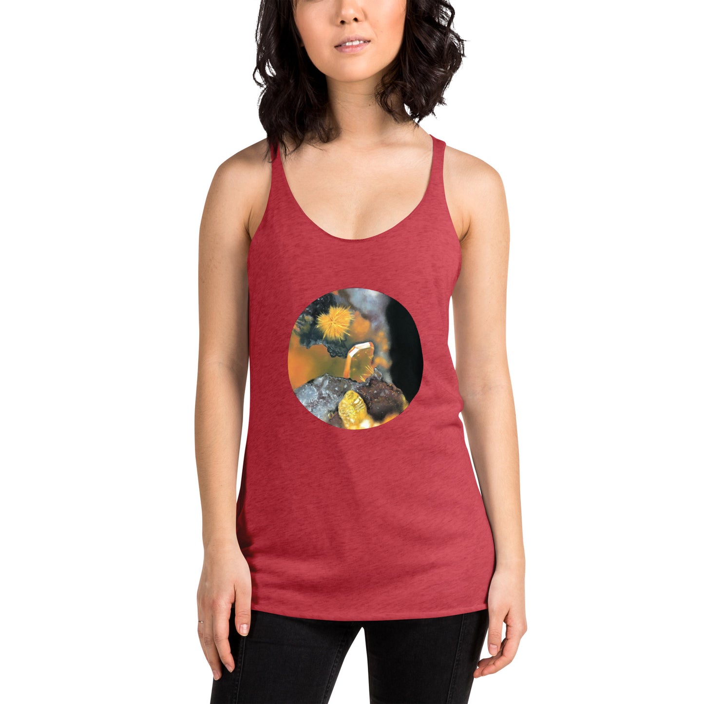 Wulfenite, Mimetite Micro - Women's Racerback Tank