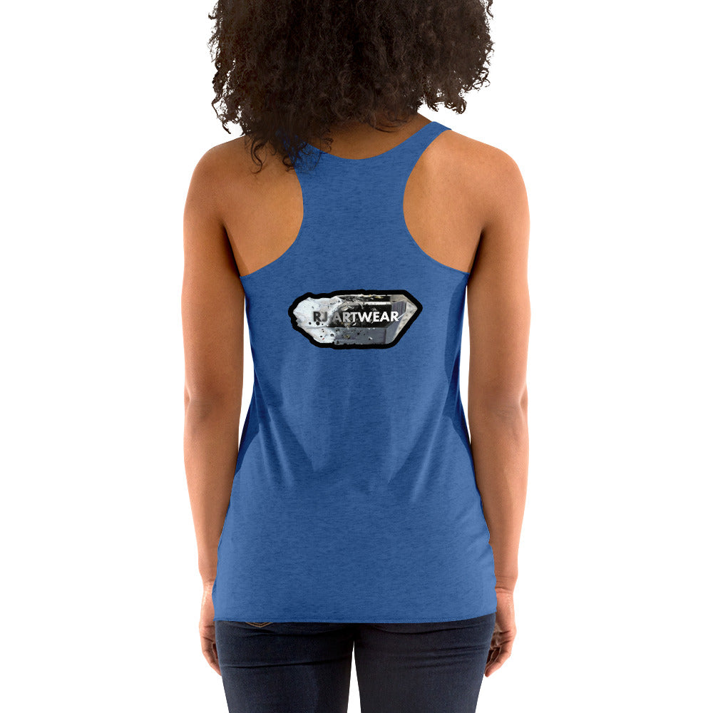 Deer Trail Fluorite Cluster - Women's Racerback Tank