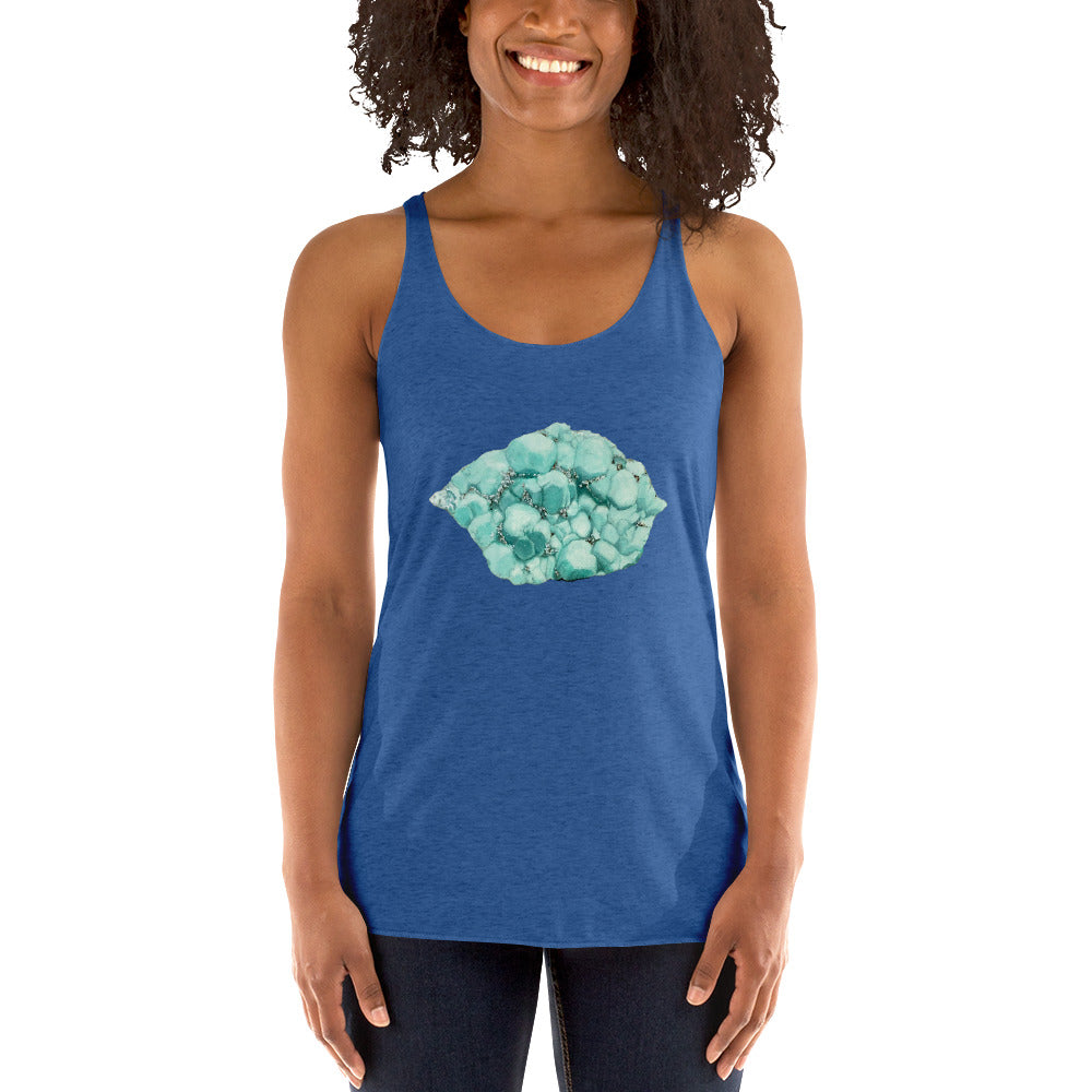 Deer Trail Fluorite Cluster - Women's Racerback Tank