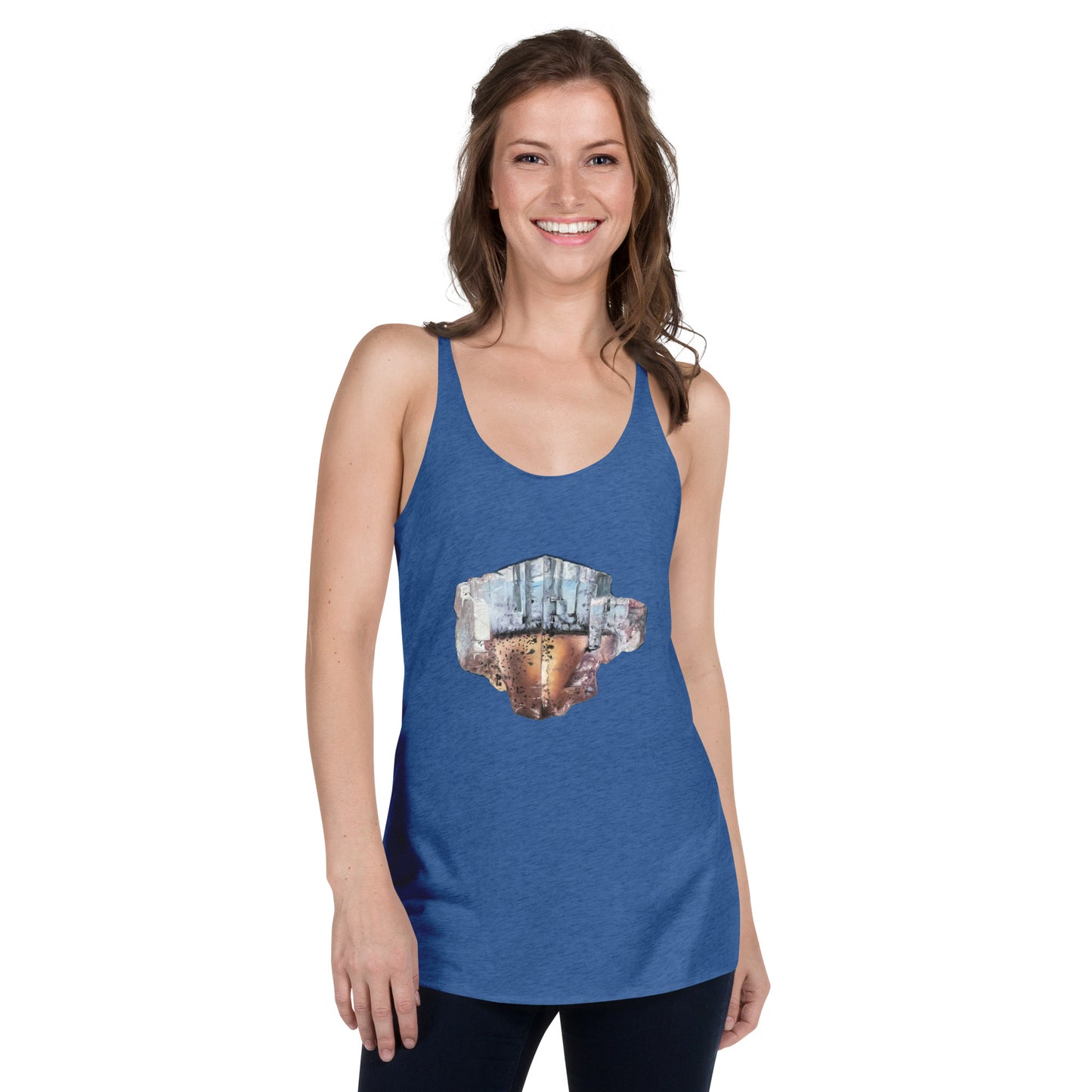 Minerva No.1 Fluorite Cube - Women's Racerback Tank