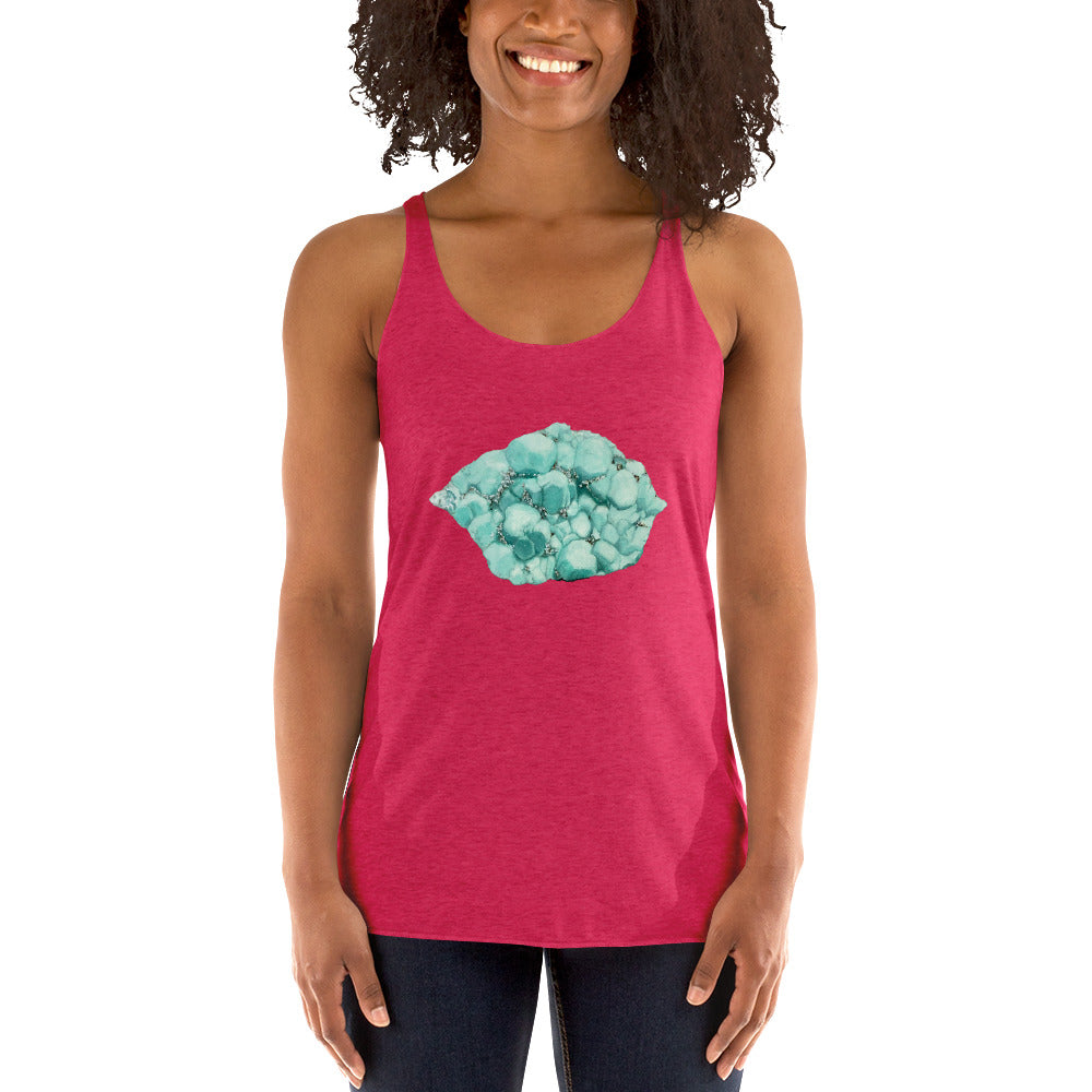 Deer Trail Fluorite Cluster - Women's Racerback Tank