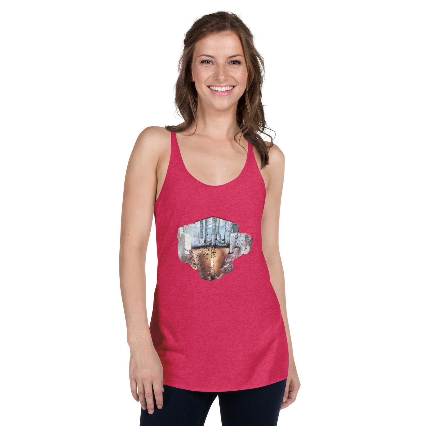 Minerva No.1 Fluorite Cube - Women's Racerback Tank