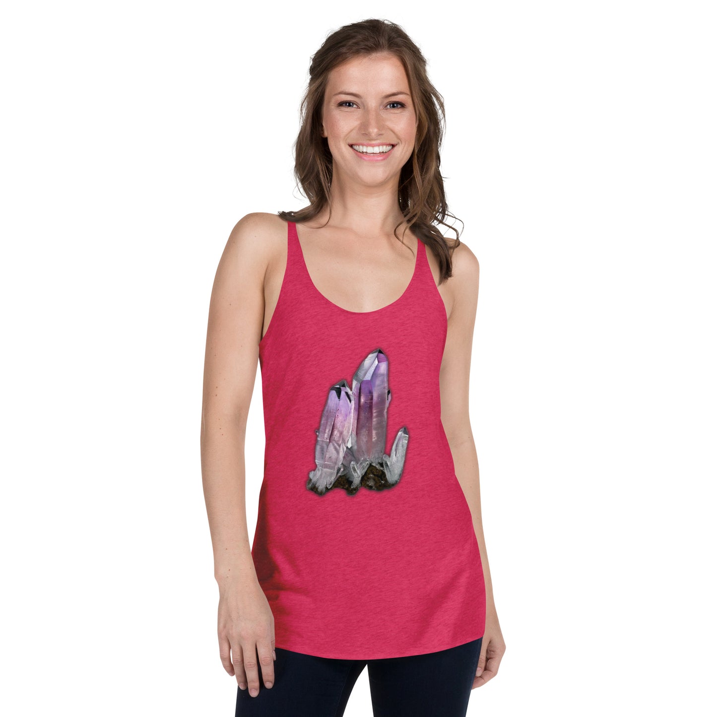 Amethyst Cluster - Women's Racerback Tank