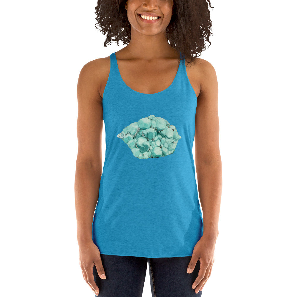 Deer Trail Fluorite Cluster - Women's Racerback Tank