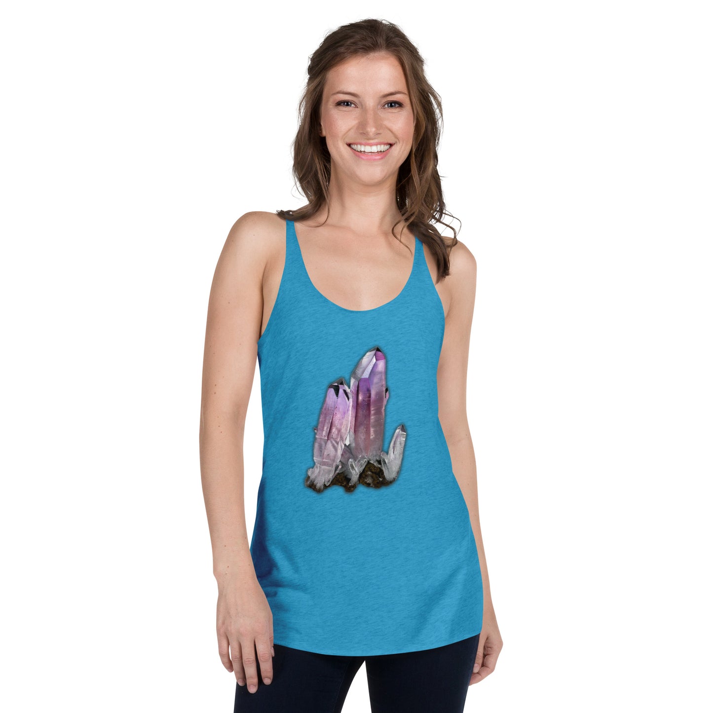 Amethyst Cluster - Women's Racerback Tank