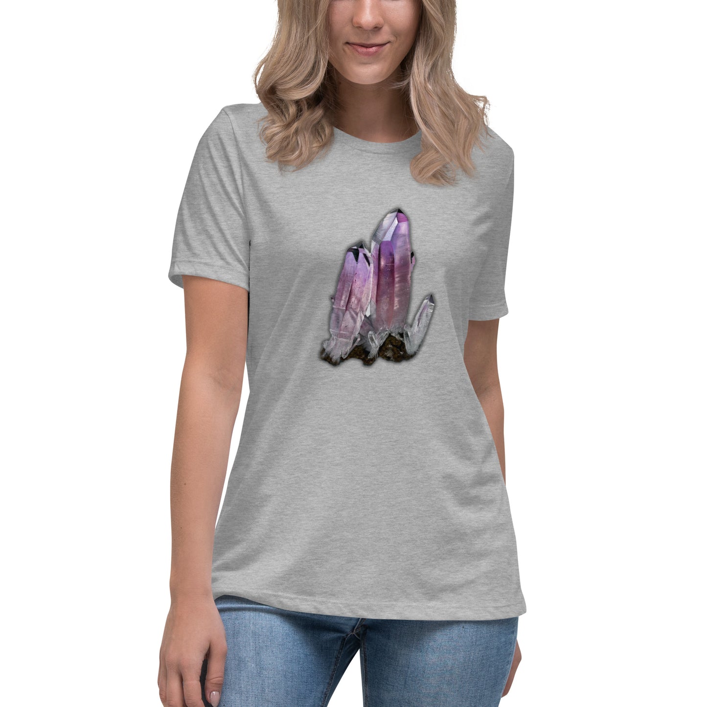 Veracruz Amethyst Drawing - Women's Relaxed T-Shirt