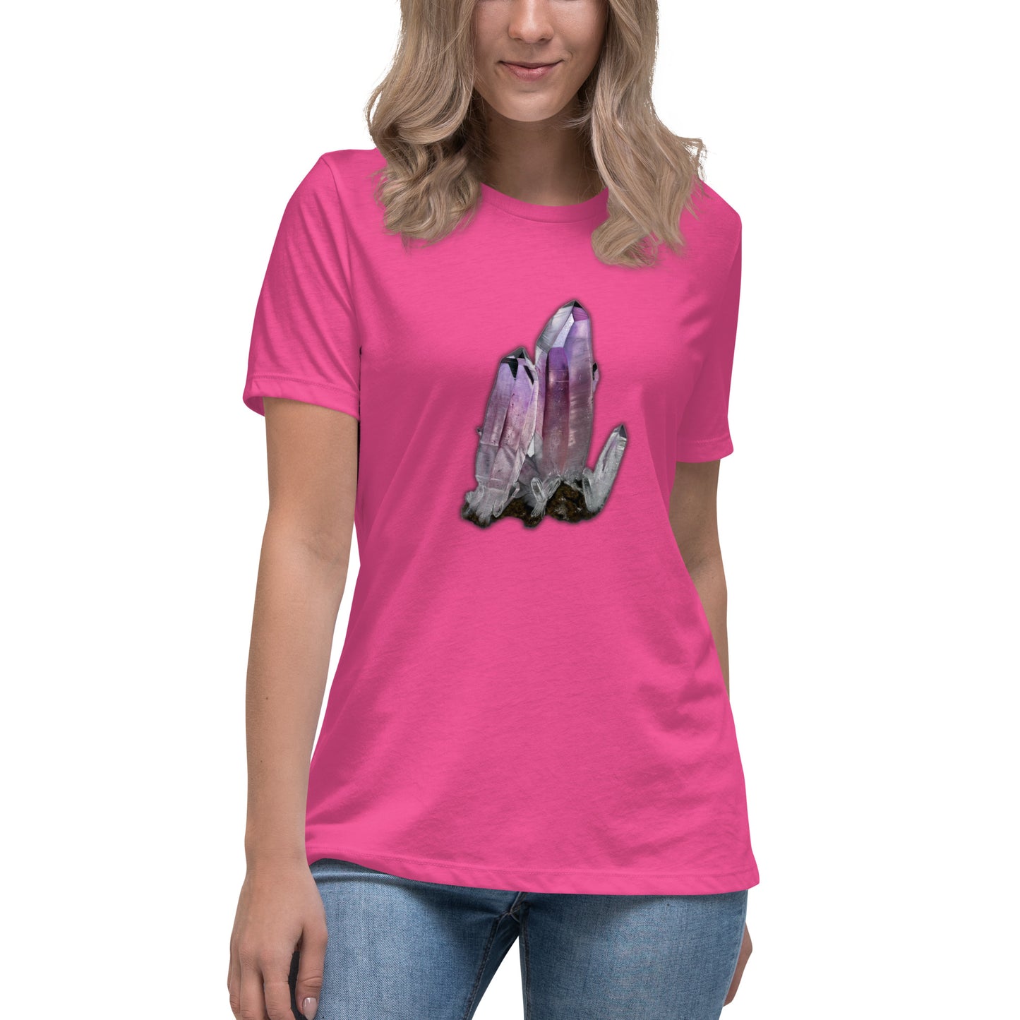 Veracruz Amethyst Drawing - Women's Relaxed T-Shirt