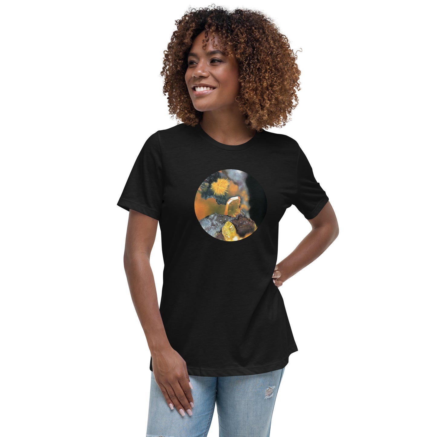 Wulfenite Micro Artwork - Women's Relaxed T-Shirt