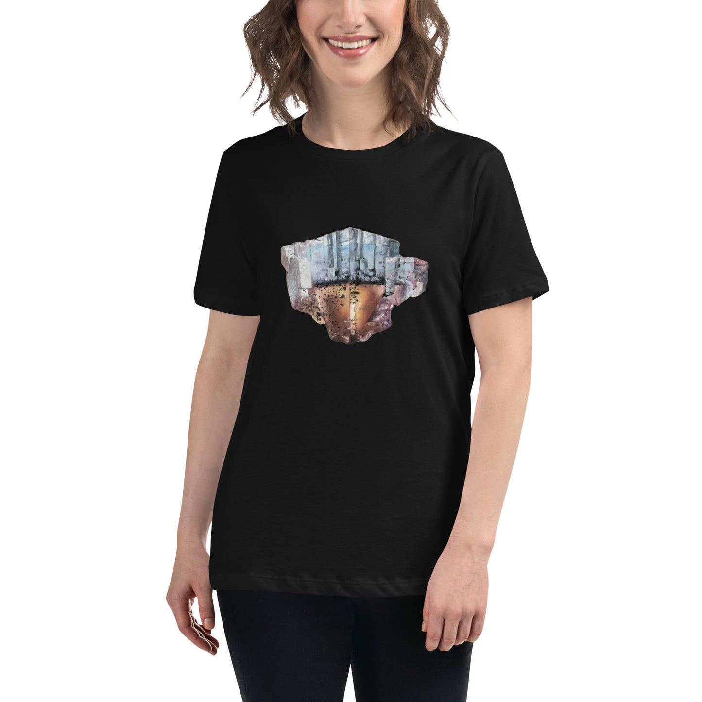 Minerva No.1 Fluorite Drawing - Women's Relaxed T-Shirt