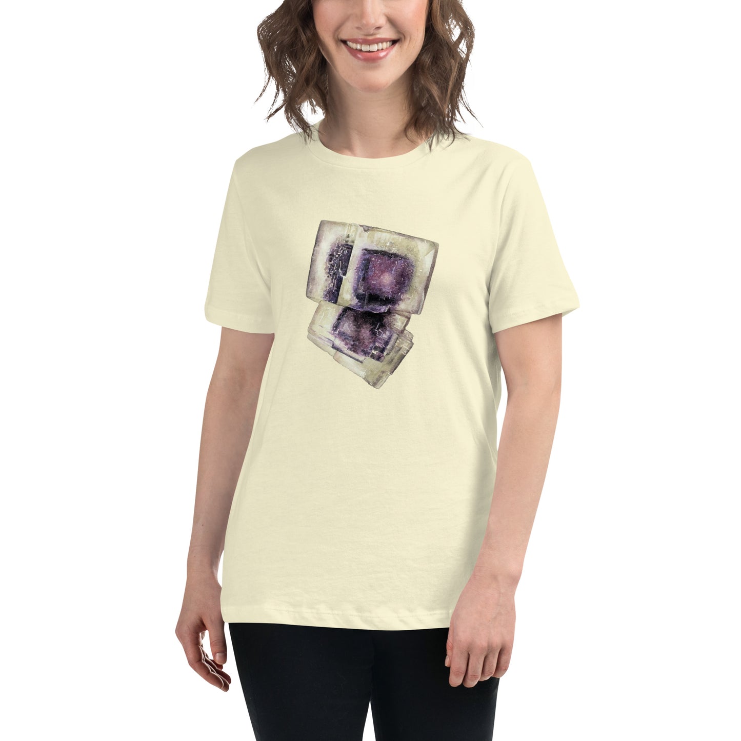 Ohio Fluorite Watercolor Women's Relaxed T-Shirt