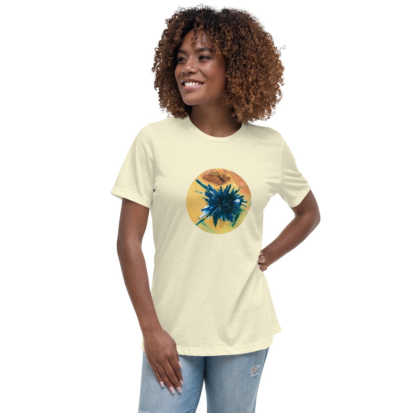 Chrysocolla Micro Drawing - Women's Relaxed T-Shirt