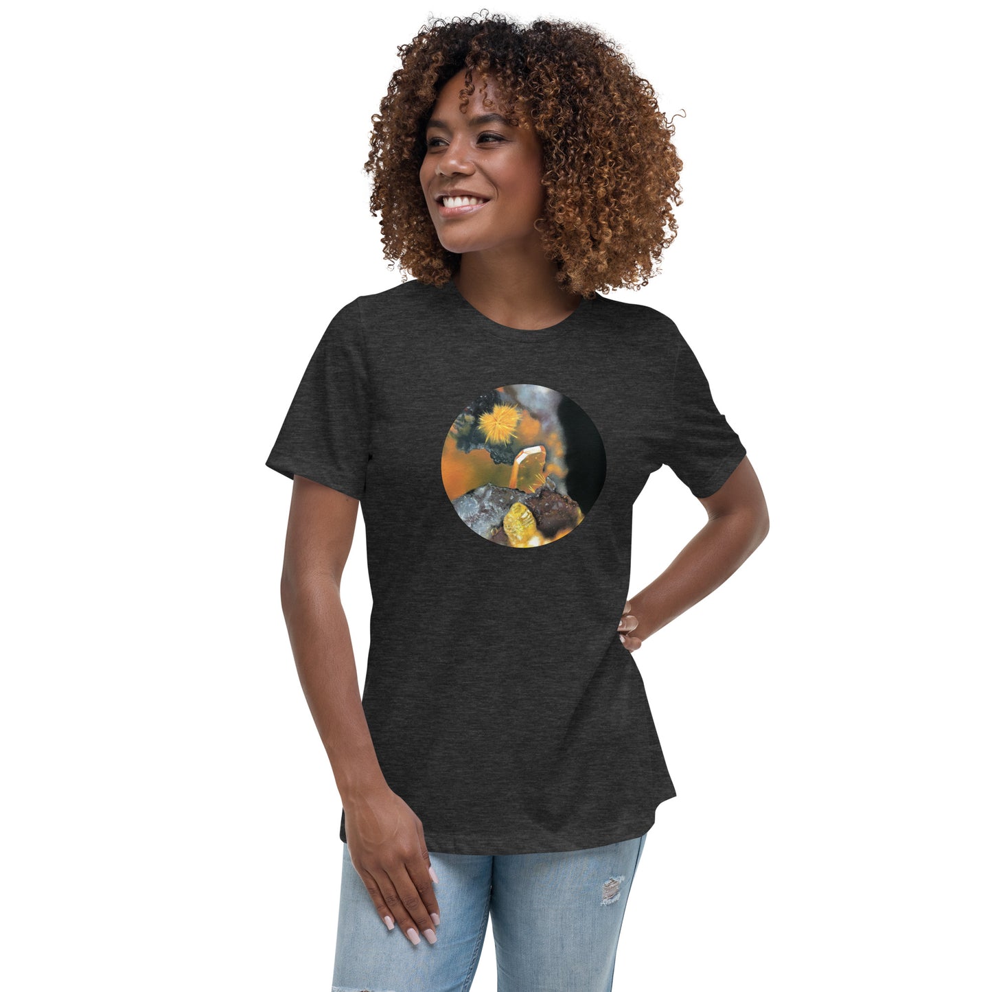 Wulfenite Micro Artwork - Women's Relaxed T-Shirt