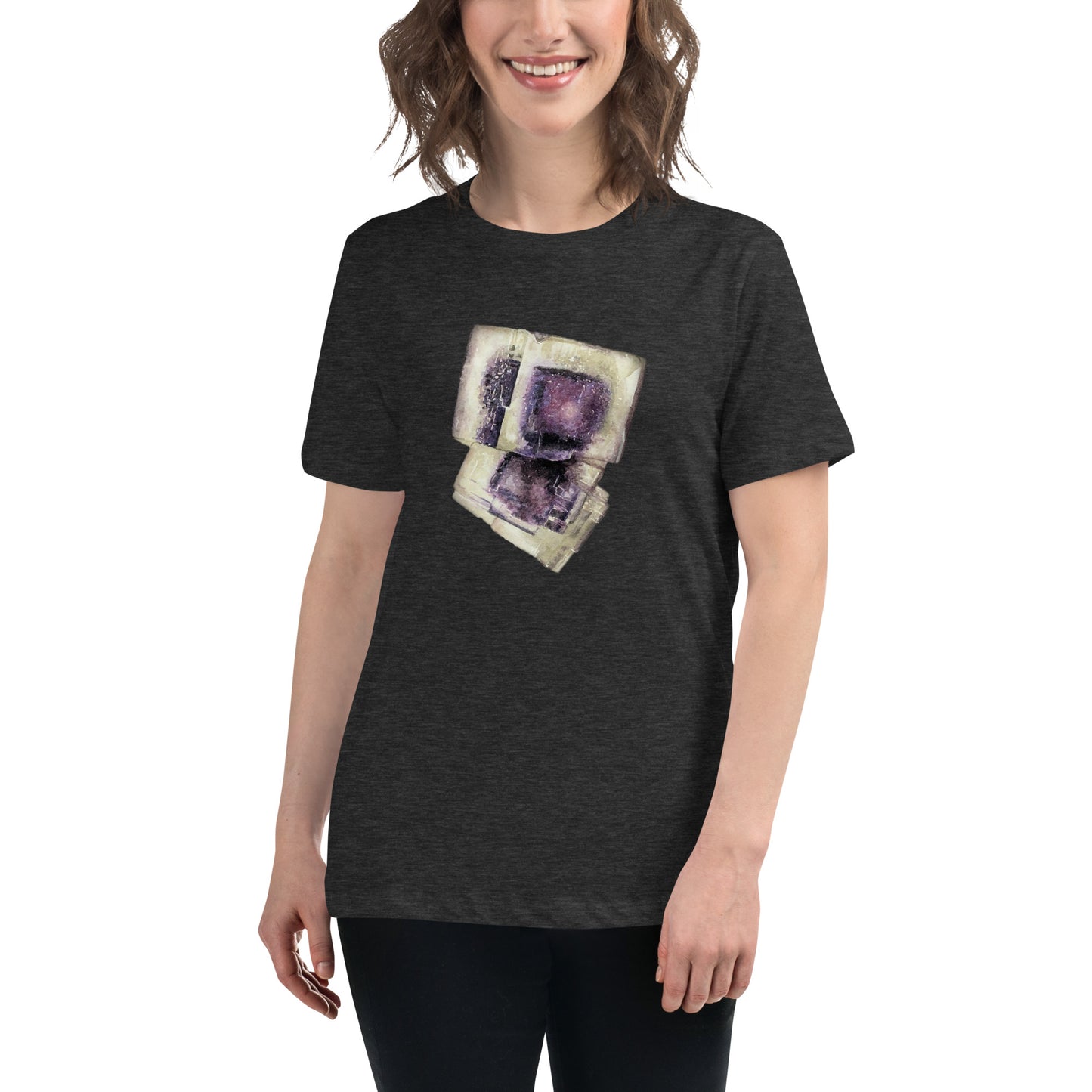 Ohio Fluorite Watercolor Women's Relaxed T-Shirt