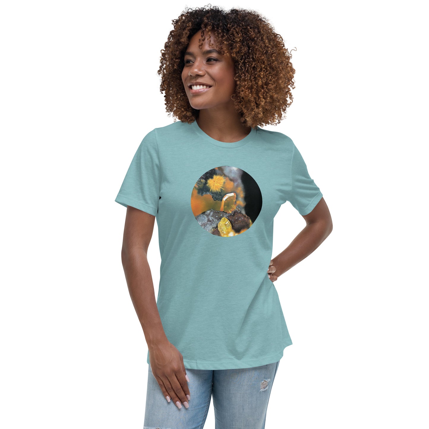 Wulfenite Micro Artwork - Women's Relaxed T-Shirt