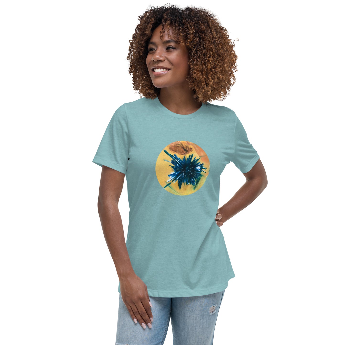 Chrysocolla Micro Drawing - Women's Relaxed T-Shirt