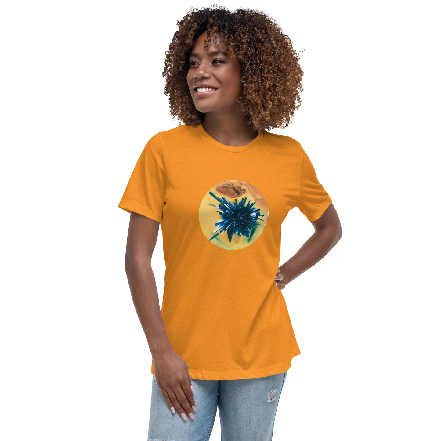 Chrysocolla Micro Drawing - Women's Relaxed T-Shirt