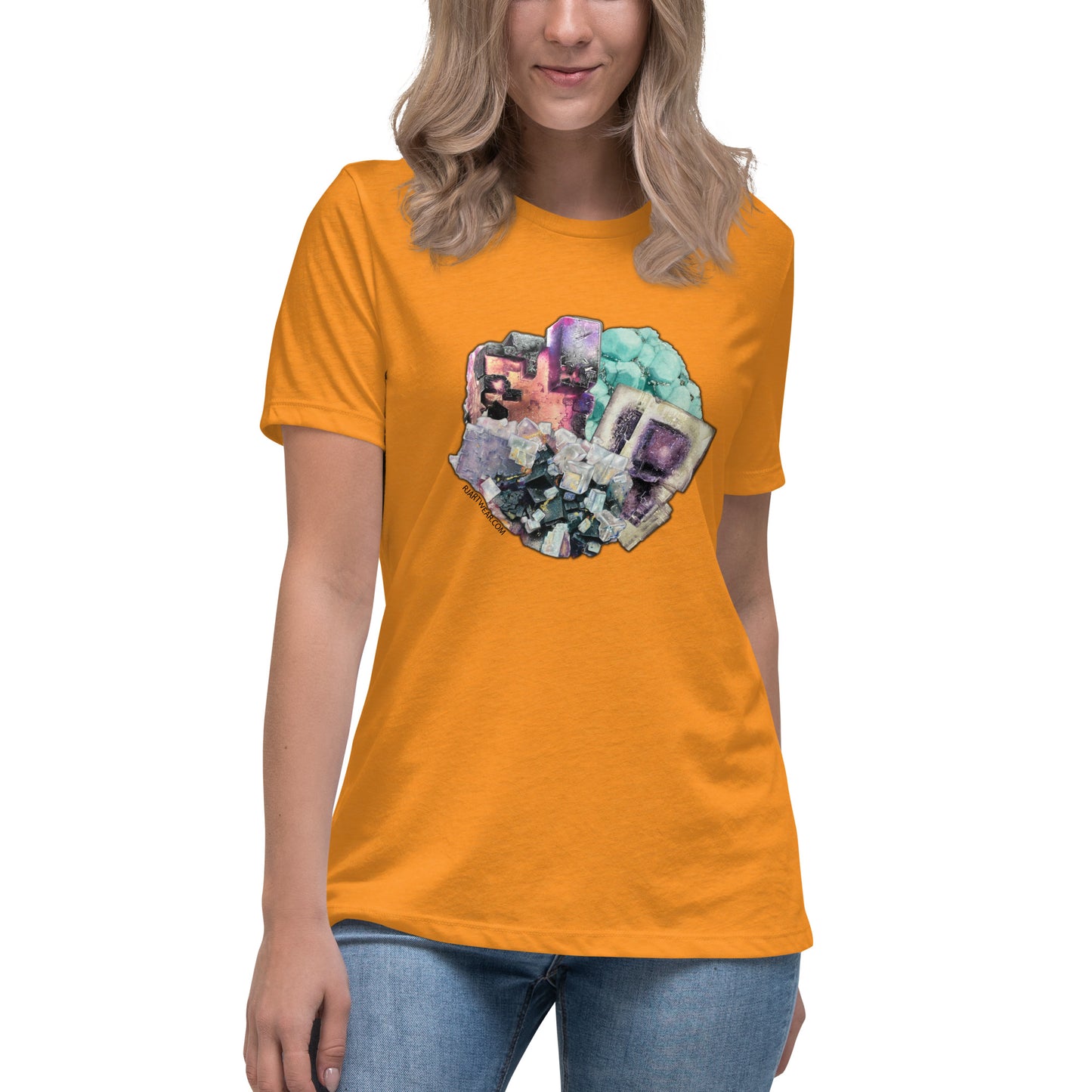 Fluorite Collage - Women's Relaxed T-Shirt