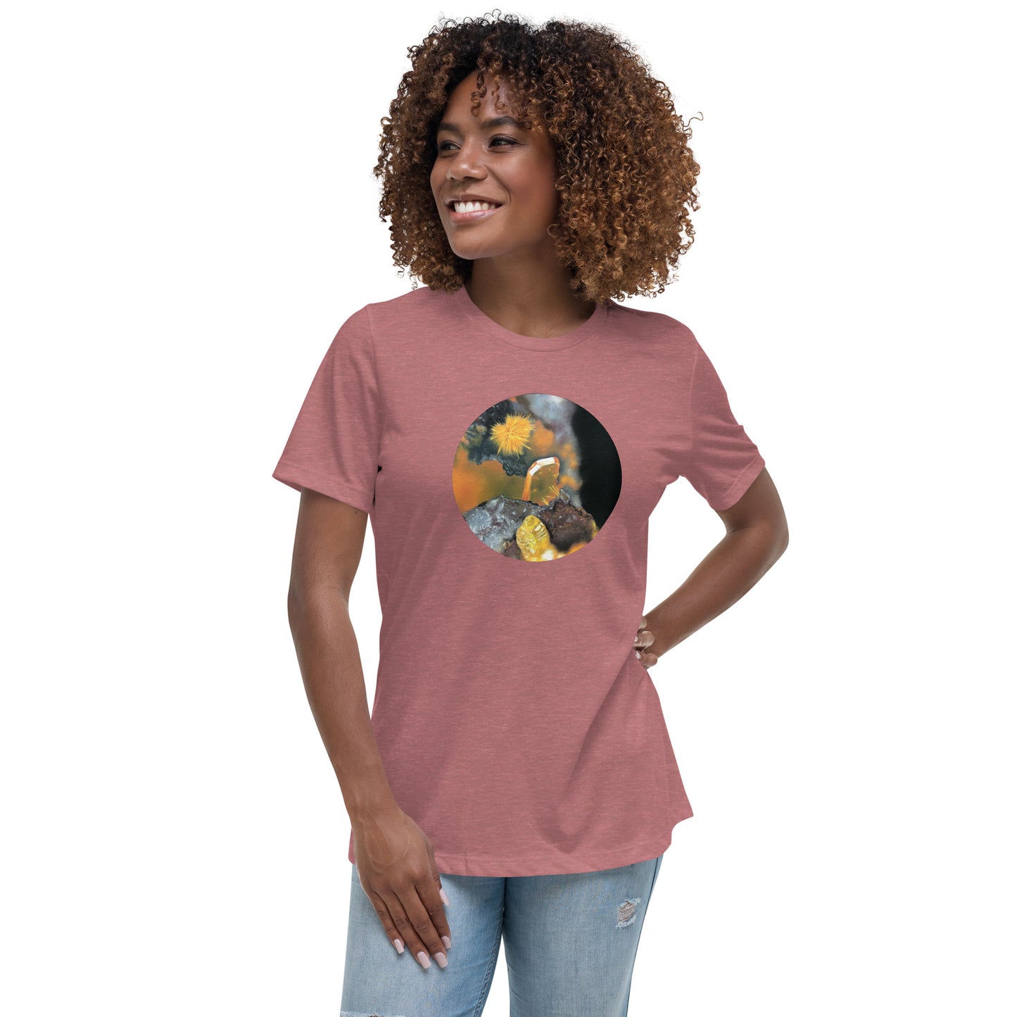 Wulfenite Micro Artwork - Women's Relaxed T-Shirt