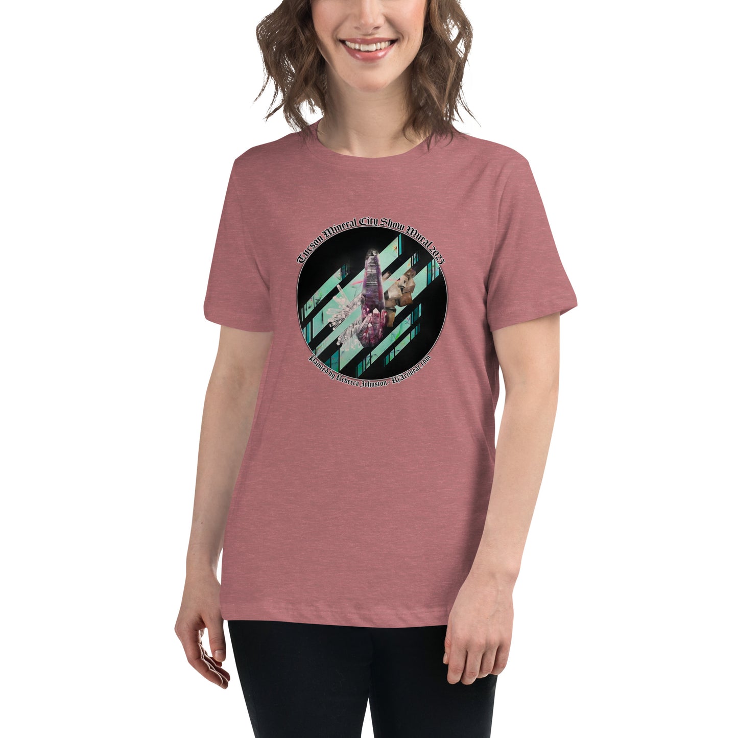 Tucson Mineral City Mural 2023 - Women's Relaxed T-Shirt