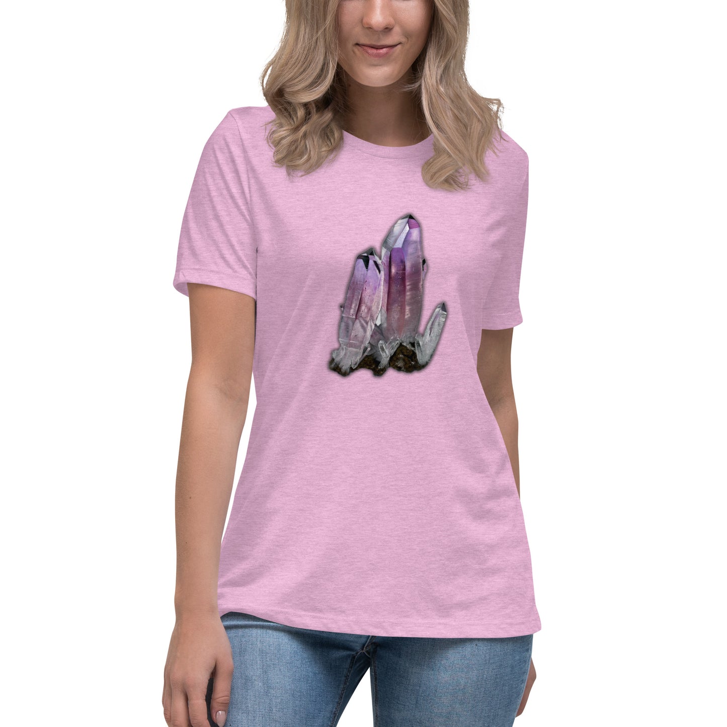 Veracruz Amethyst Drawing - Women's Relaxed T-Shirt