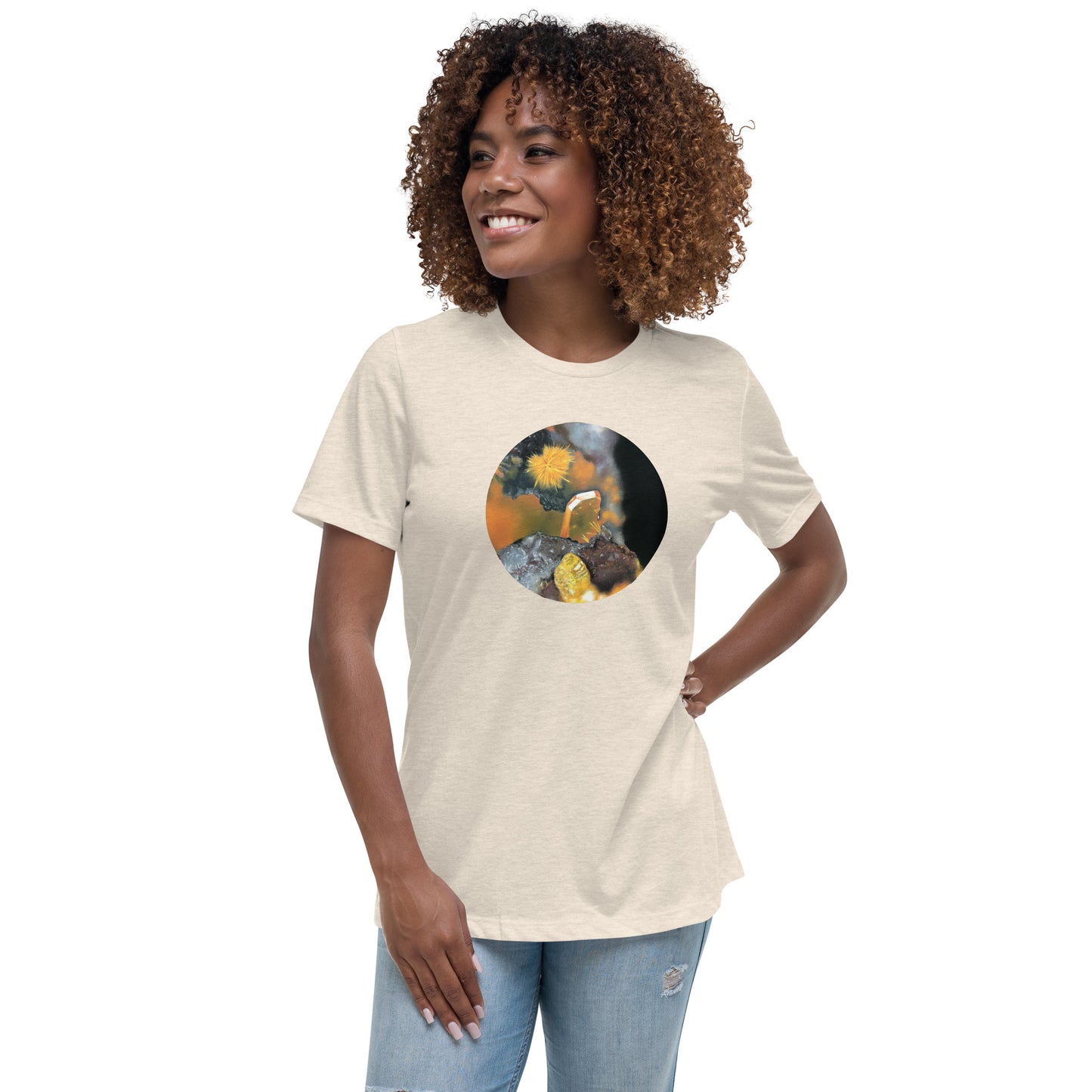 Wulfenite Micro Artwork - Women's Relaxed T-Shirt