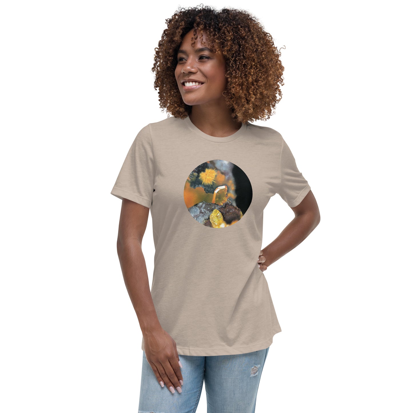 Wulfenite Micro Artwork - Women's Relaxed T-Shirt