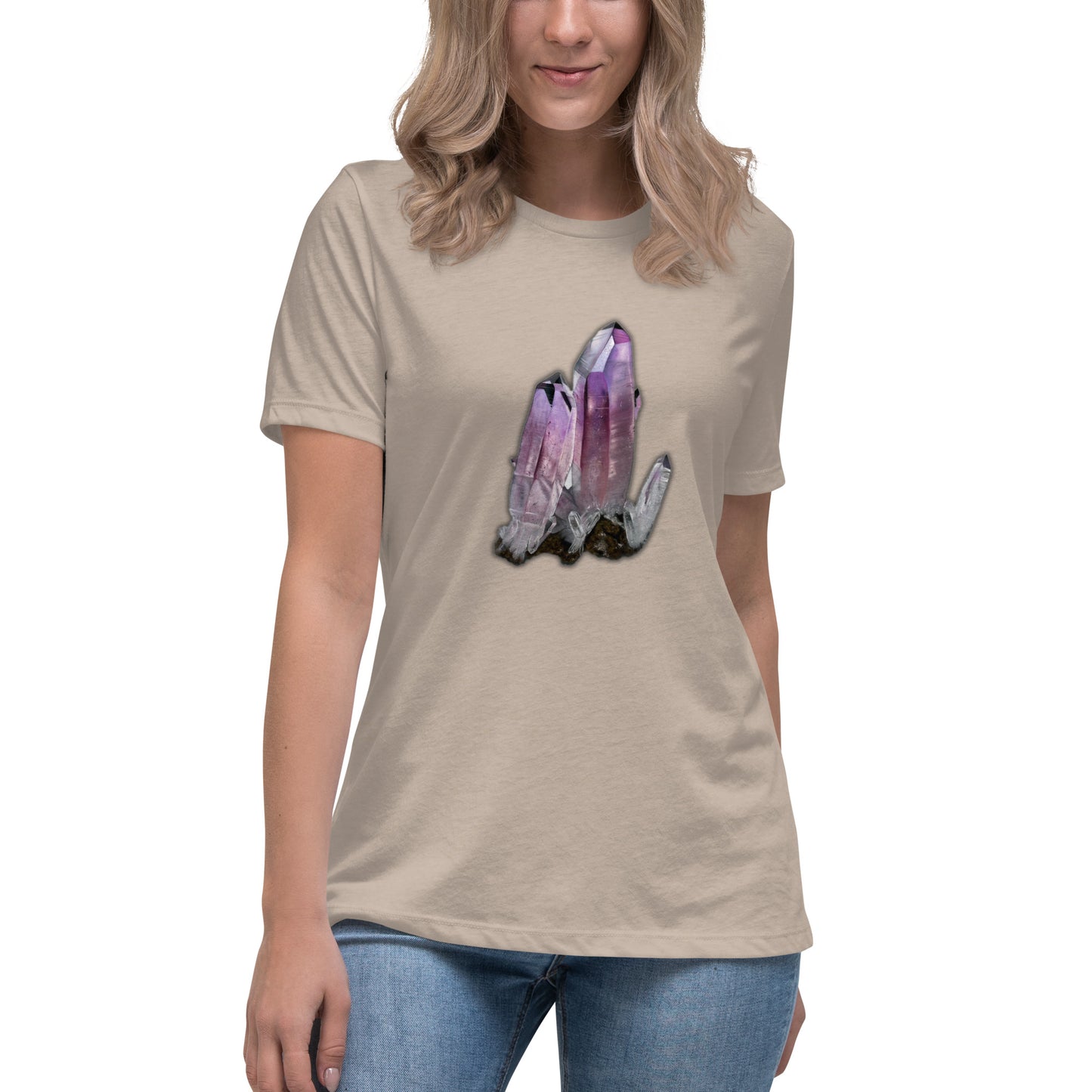 Veracruz Amethyst Drawing - Women's Relaxed T-Shirt