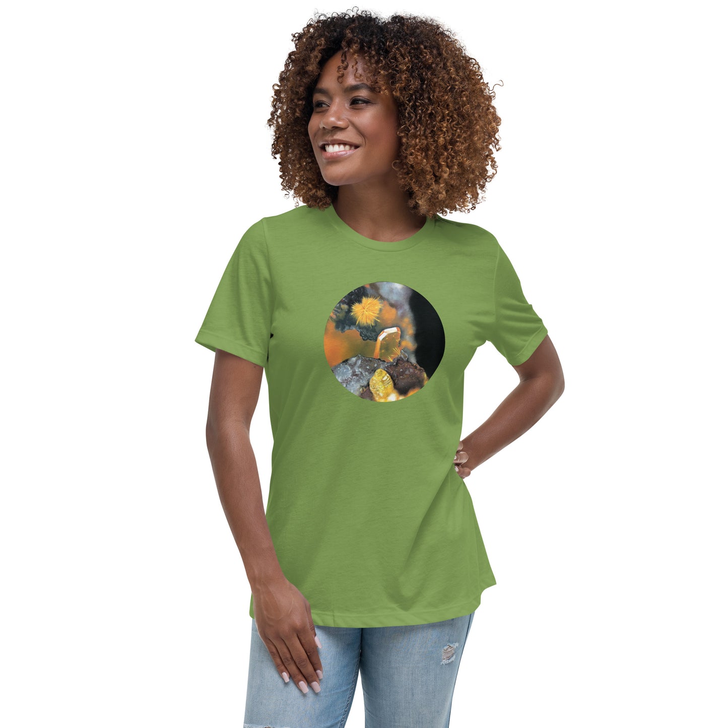 Wulfenite Micro Artwork - Women's Relaxed T-Shirt