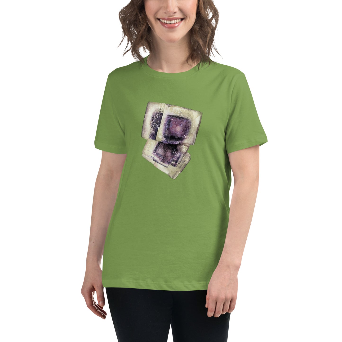 Ohio Fluorite Watercolor Women's Relaxed T-Shirt