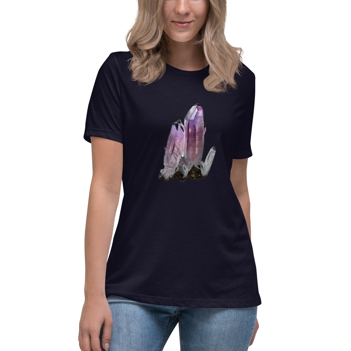 Veracruz Amethyst Drawing - Women's Relaxed T-Shirt