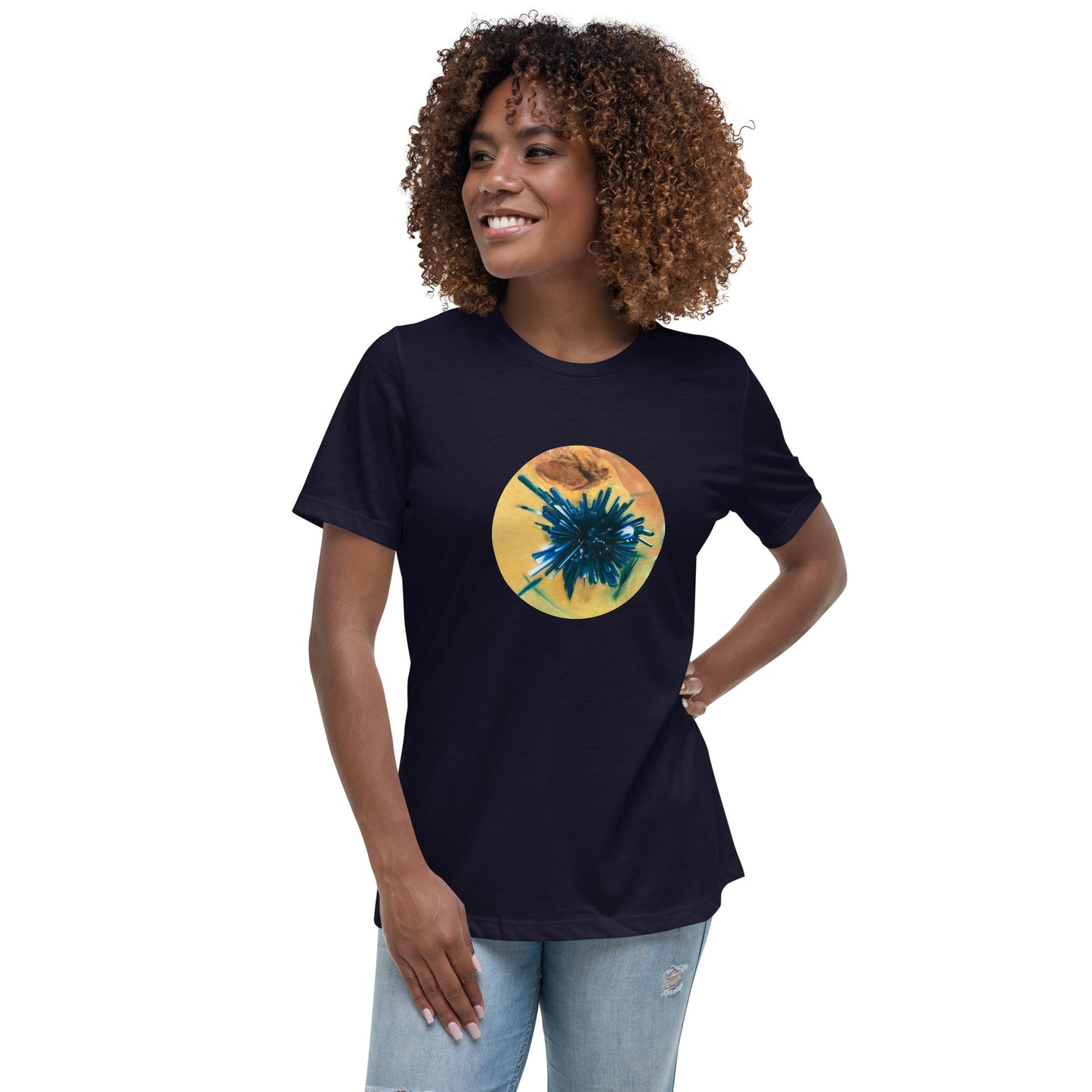 Chrysocolla Micro Drawing - Women's Relaxed T-Shirt