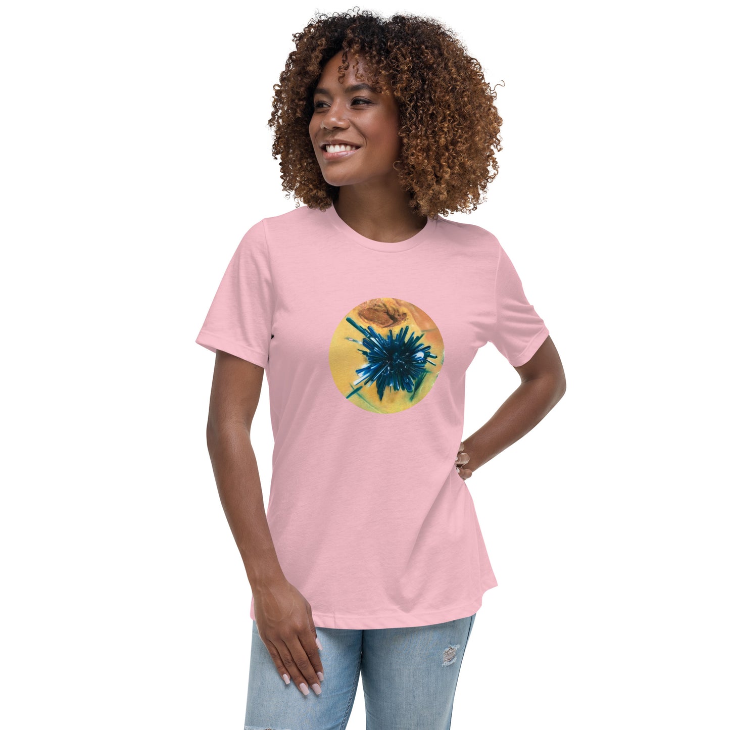 Chrysocolla Micro Drawing - Women's Relaxed T-Shirt