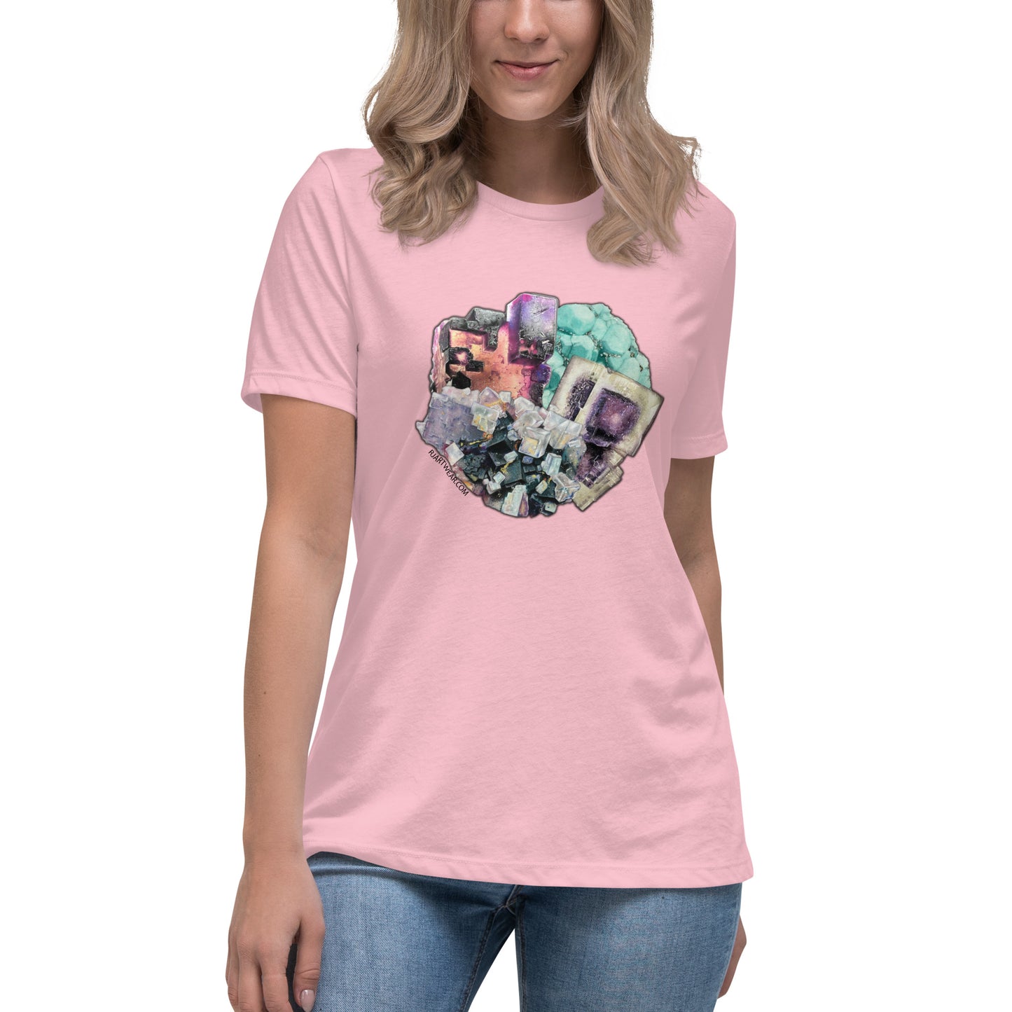 Fluorite Collage - Women's Relaxed T-Shirt