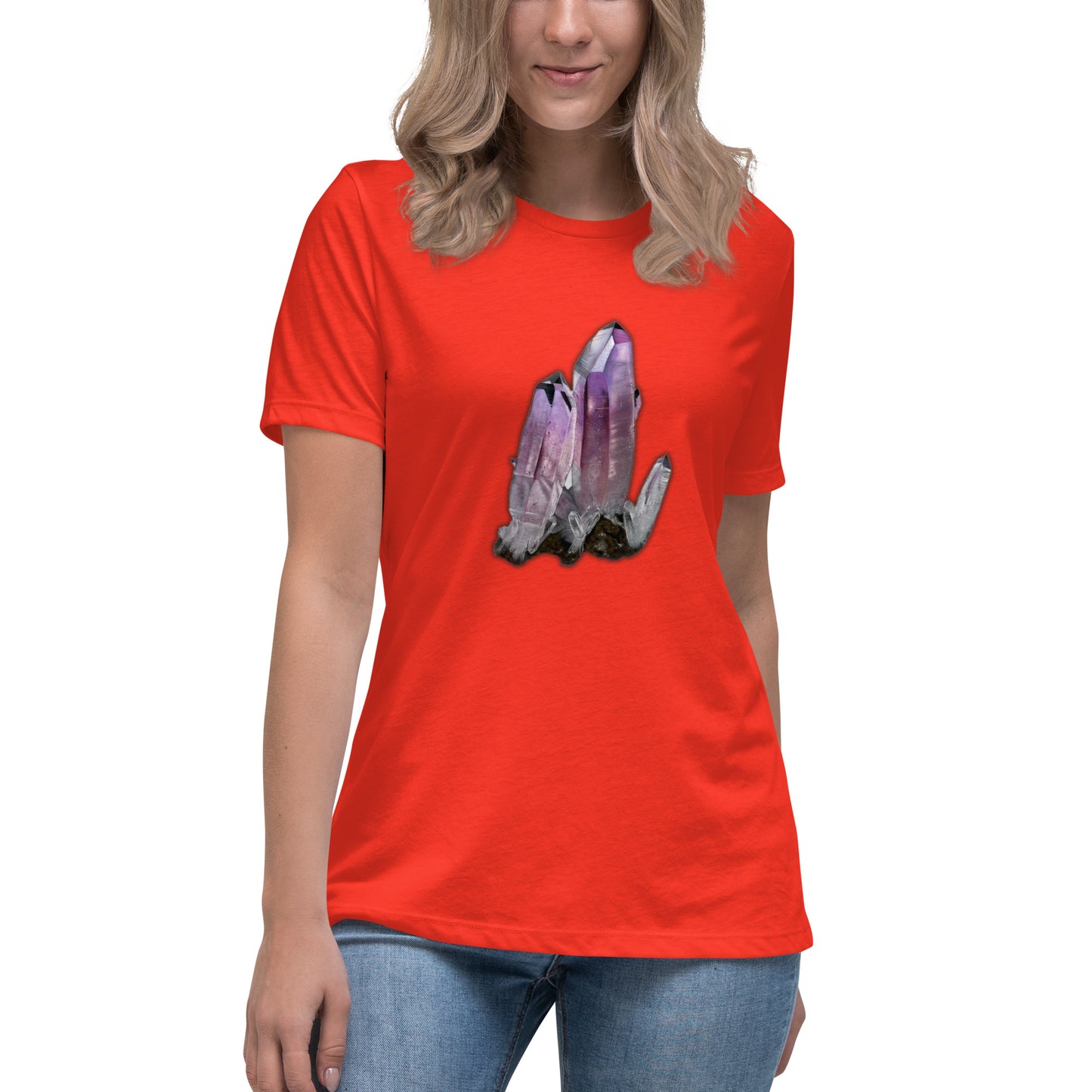 Veracruz Amethyst Drawing - Women's Relaxed T-Shirt