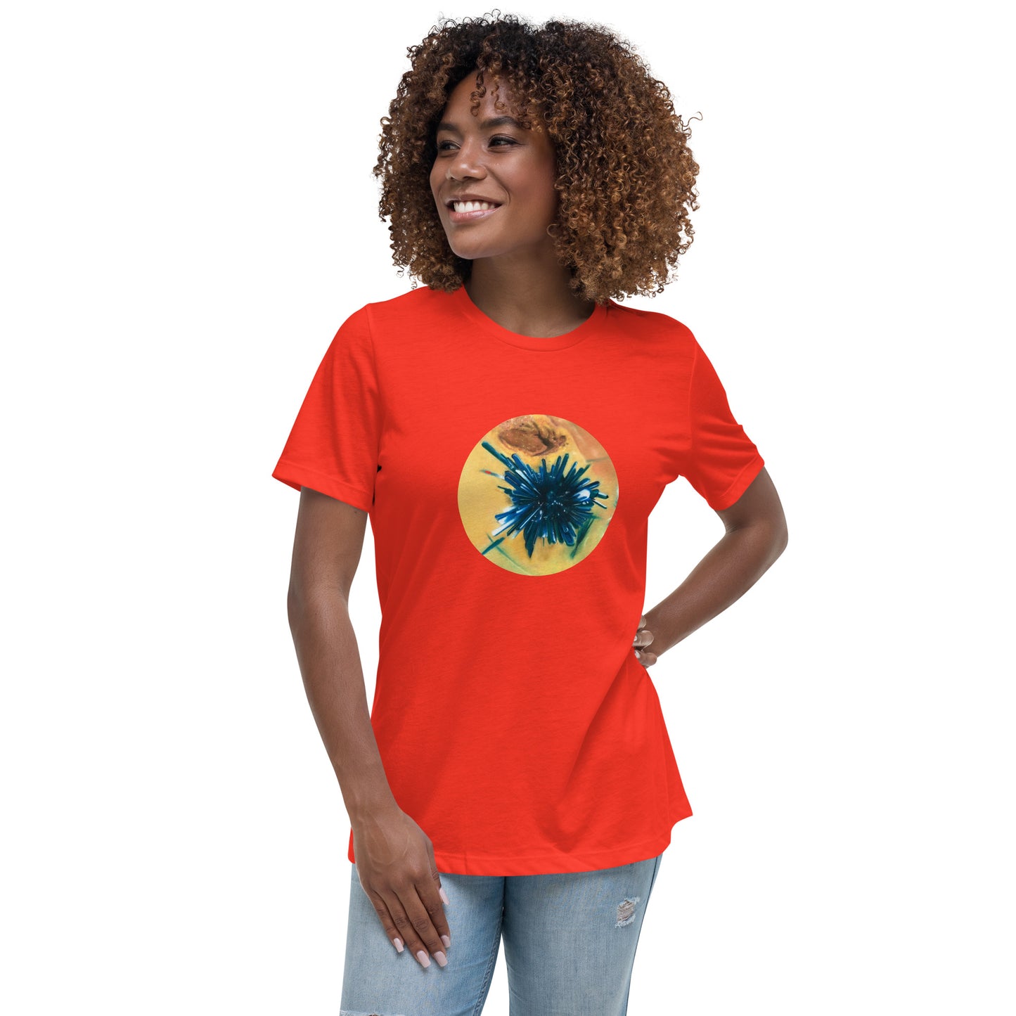 Chrysocolla Micro Drawing - Women's Relaxed T-Shirt