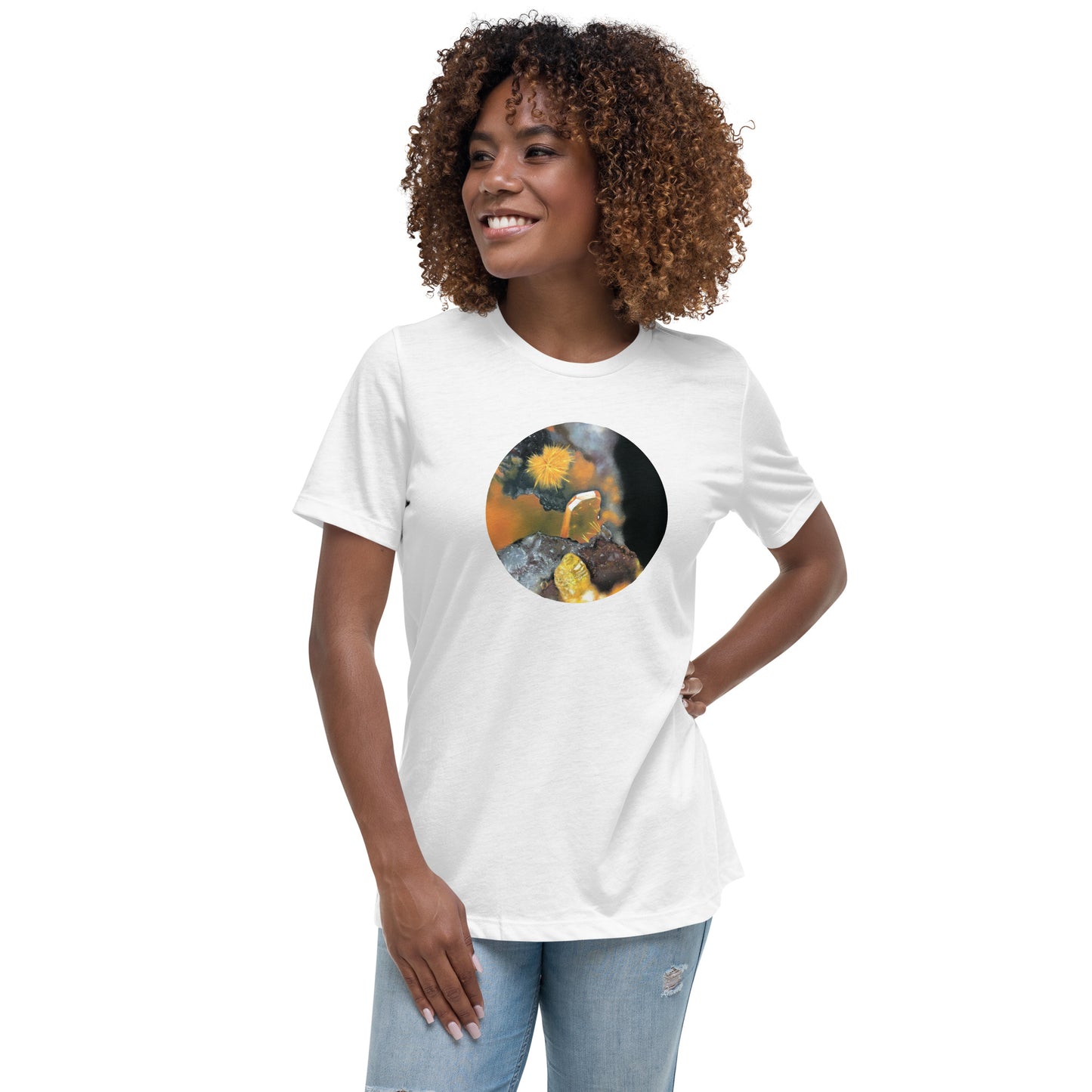 Wulfenite Micro Artwork - Women's Relaxed T-Shirt