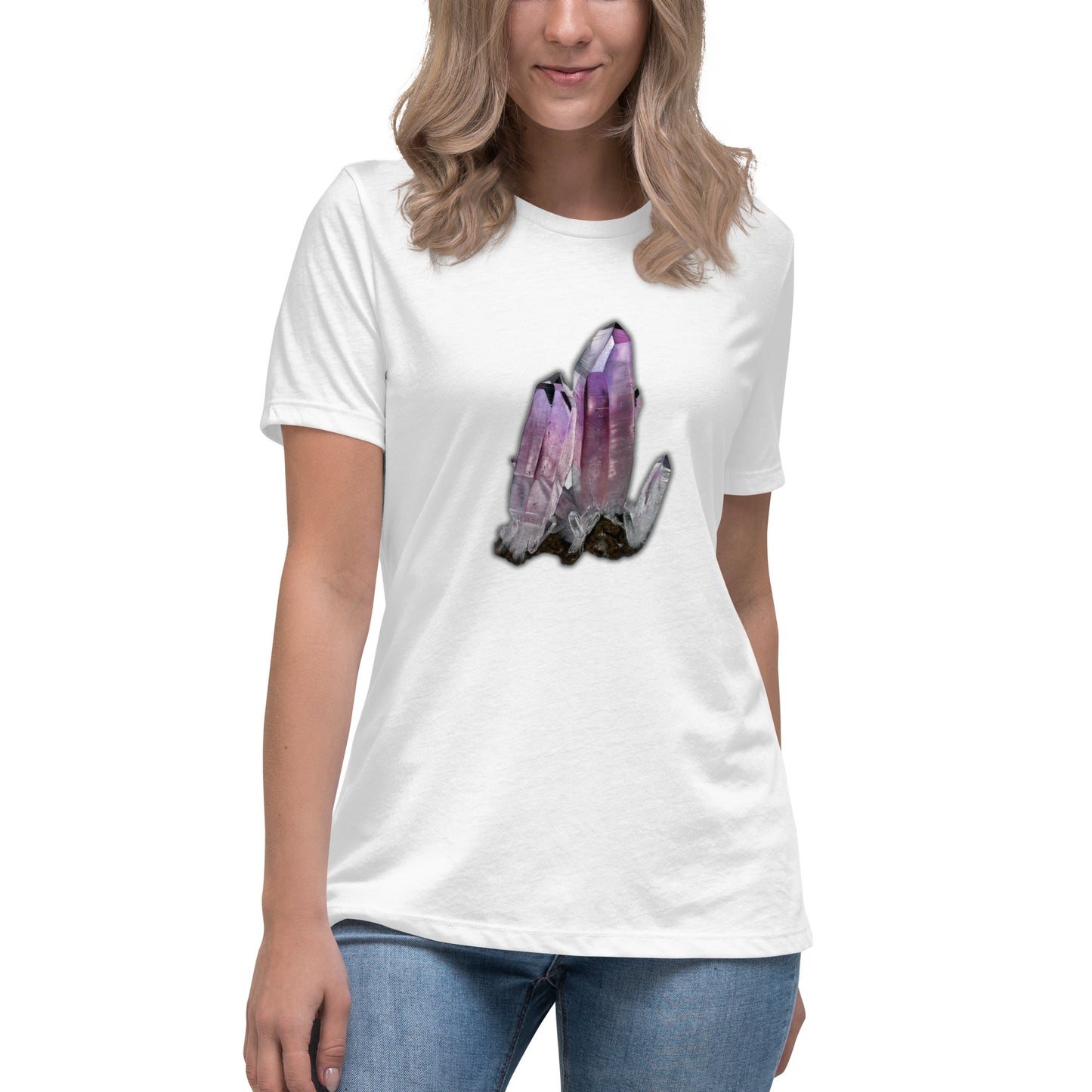 Veracruz Amethyst Drawing - Women's Relaxed T-Shirt