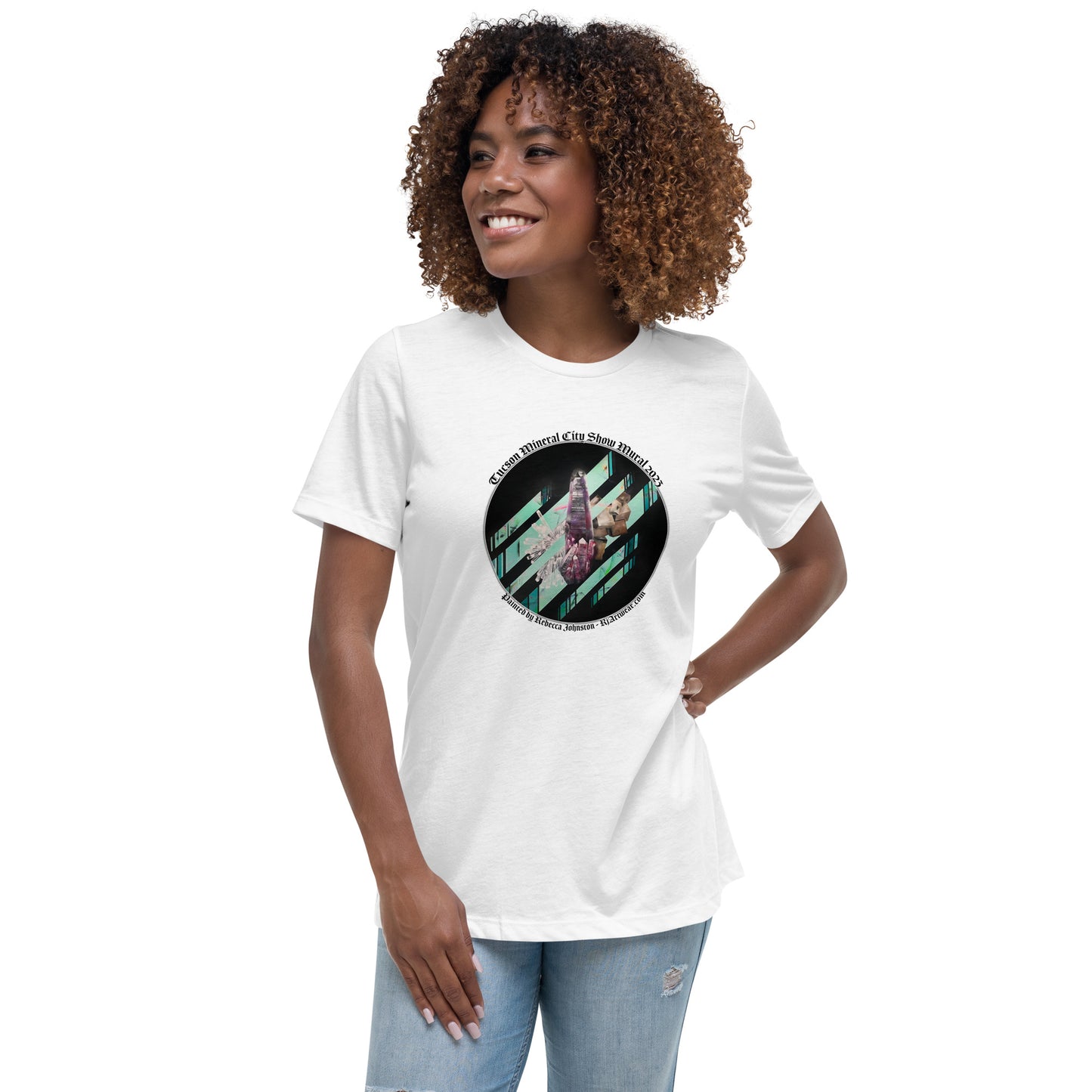 Tucson Mineral City Mural 2023 - Women's Relaxed T-Shirt